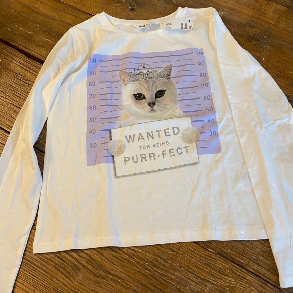 H&M Printed Jersey Top
